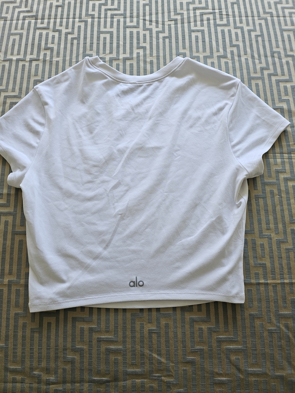 ALO Cropped Finesse Short Sleeve Tee - Picture 5 of 5